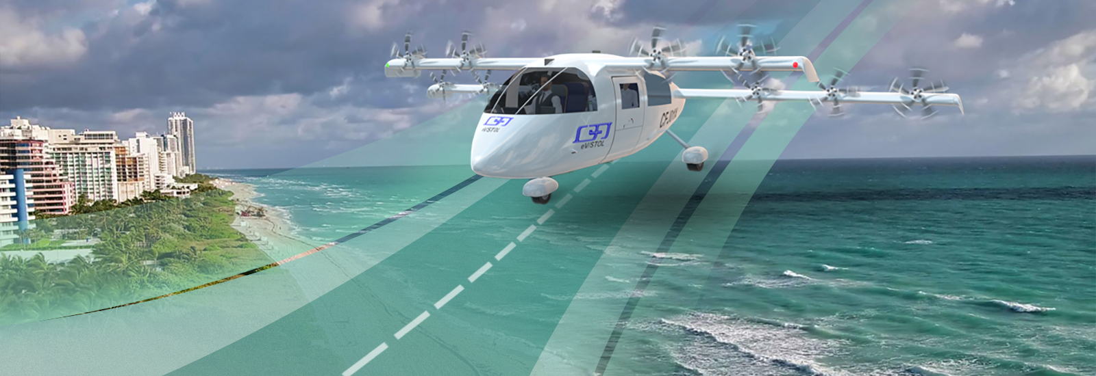 a pilotless, electric vertical takeoff and landing (eVTOL) aircraft that would shuttle people to work, restaurants, and tourist attractions; transport accident victims to the hospital; and perform a multitude of other tasks.