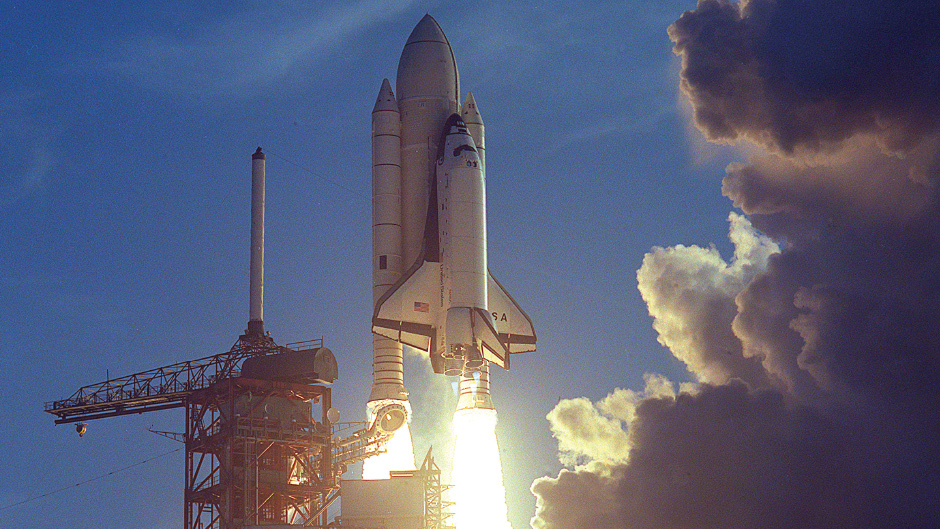Space shuttle Columbia.