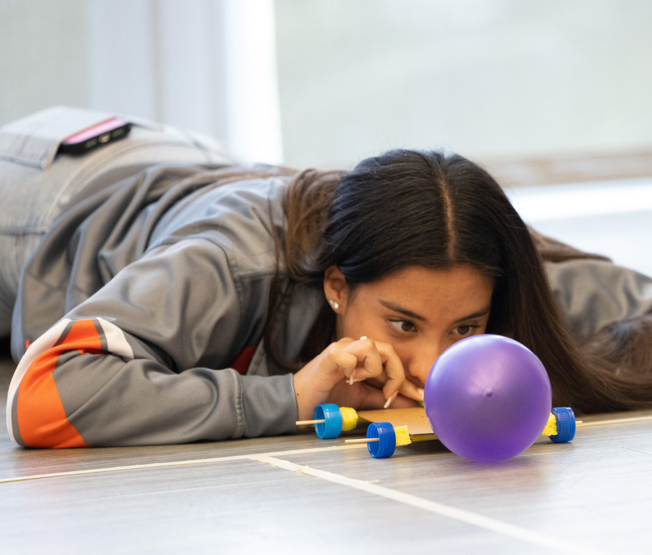 The Society of Women Engineers welcomed nearly 200 high school students from across Miami-Dade to the University for Introduce a Girl to Engineering Day